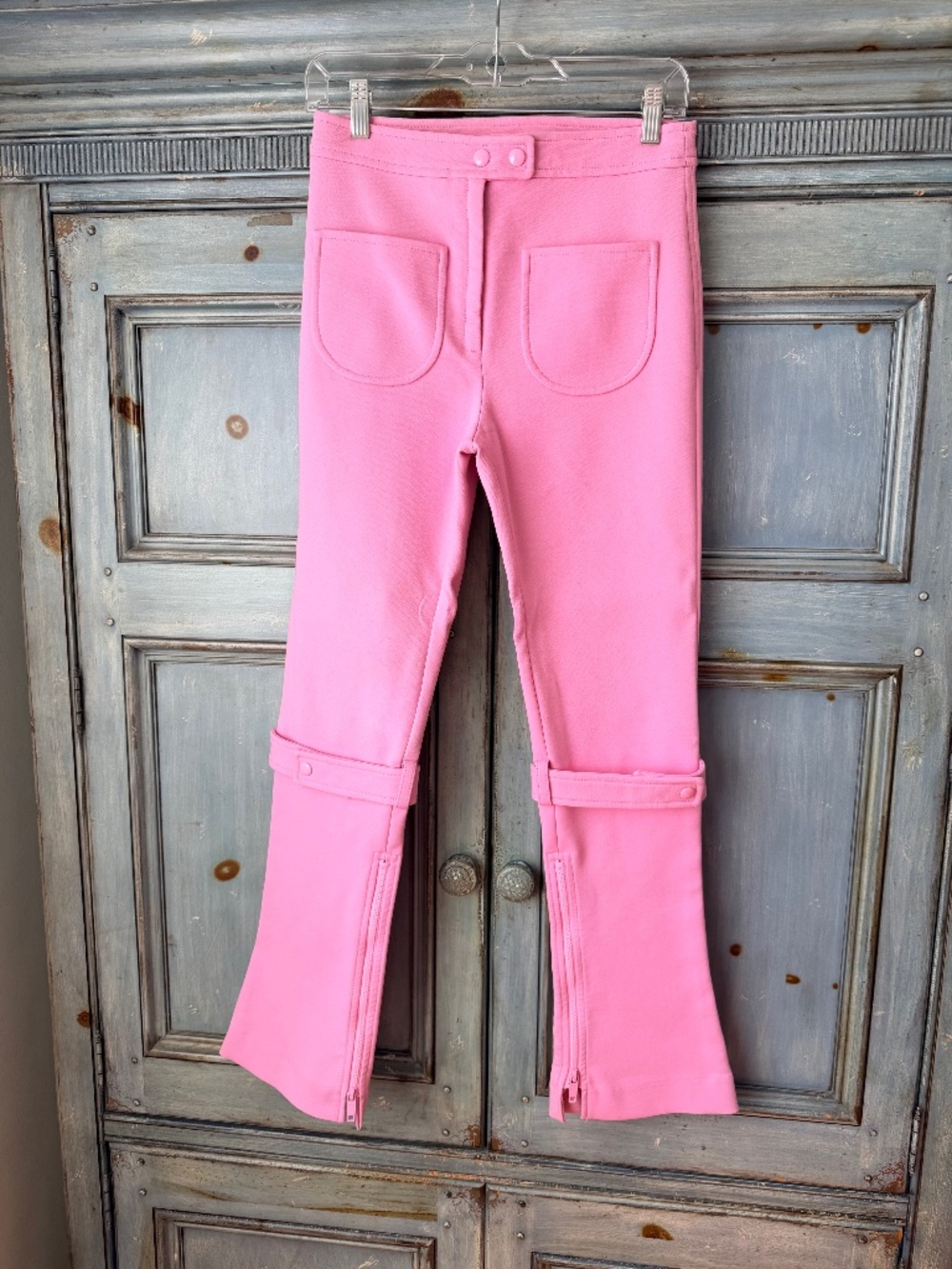 Courreges Paris Bubble Gum Color Pants Size 46